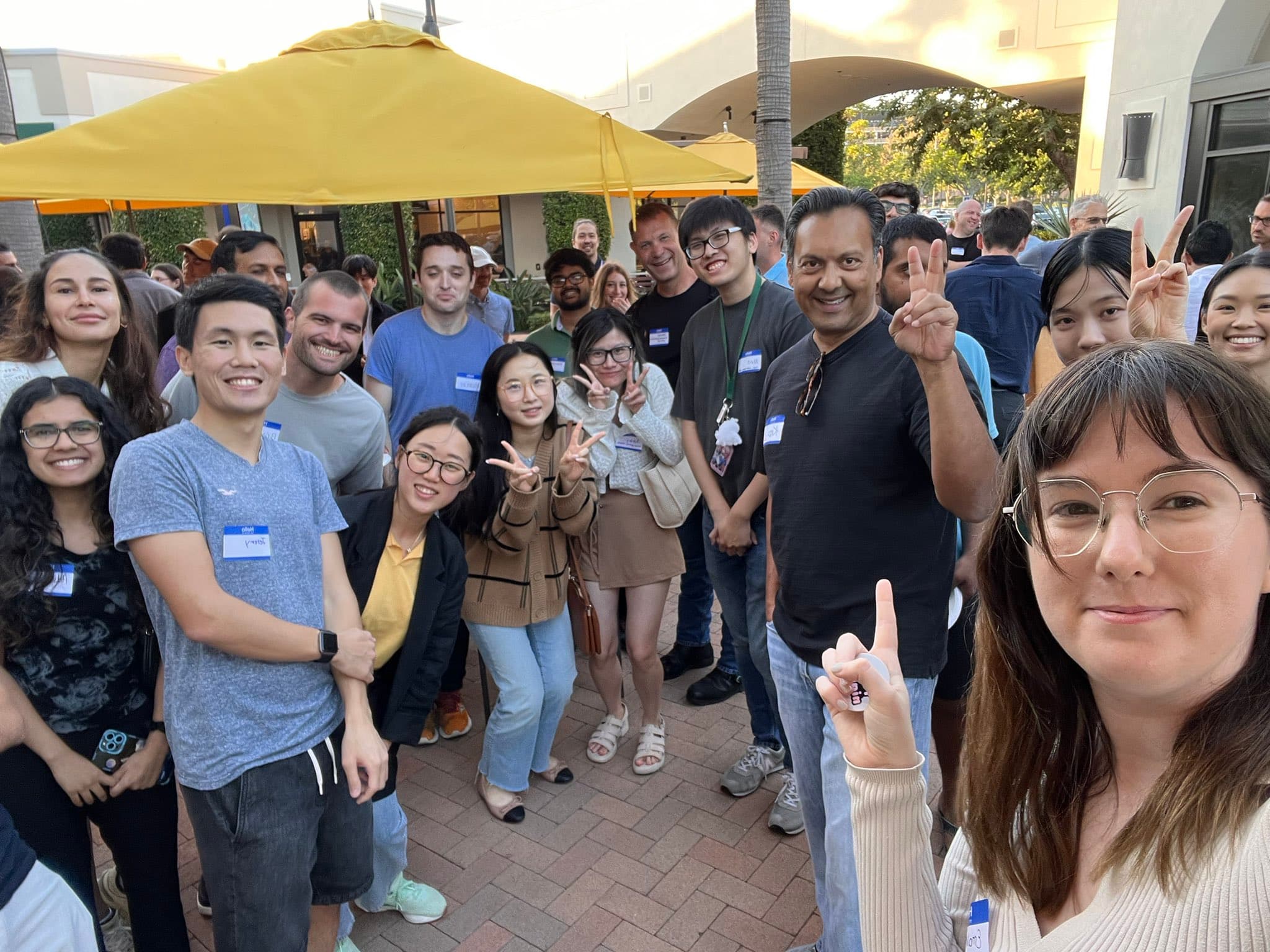 A moment from a tech night event