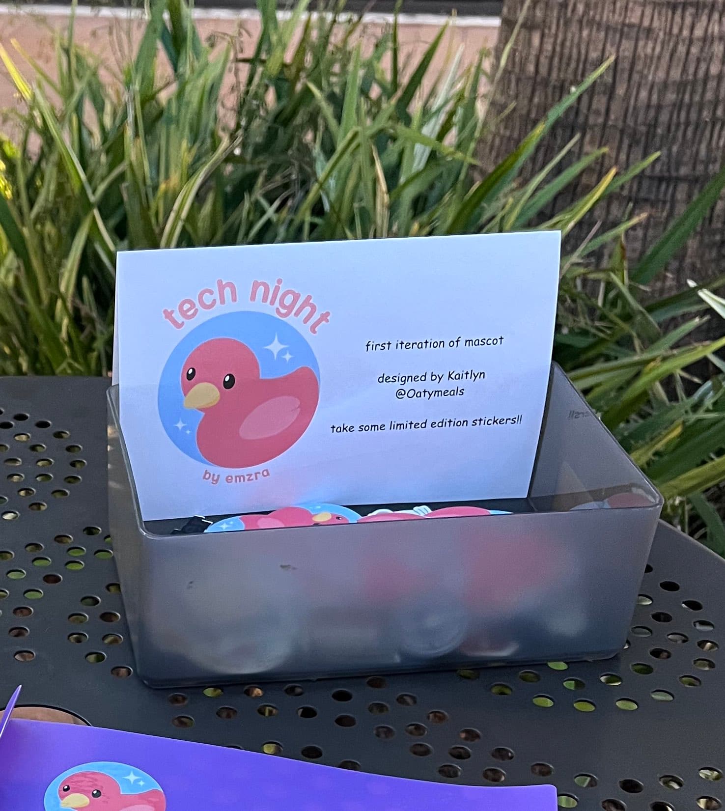 A moment from a tech night event