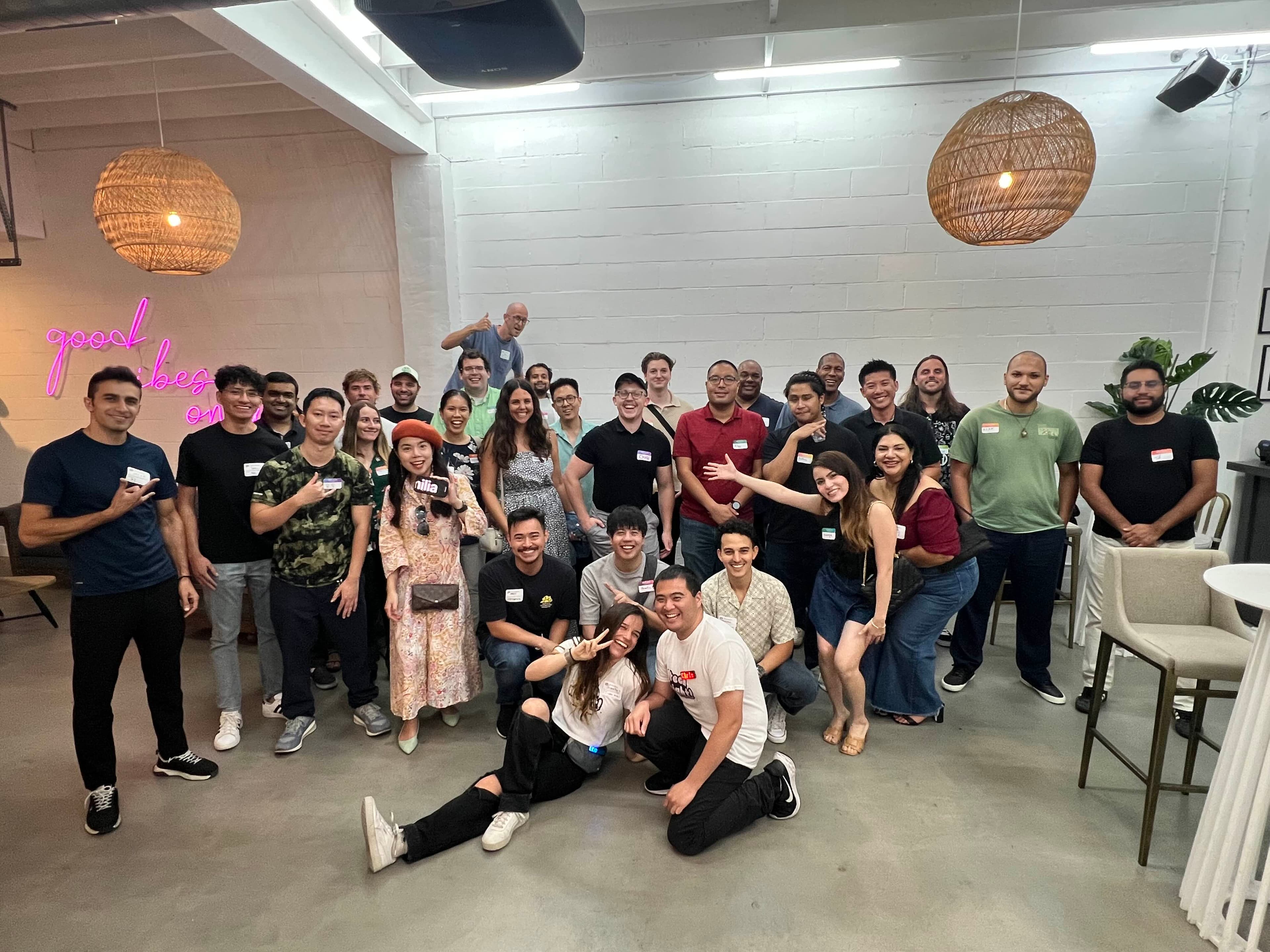 A moment from a tech night event