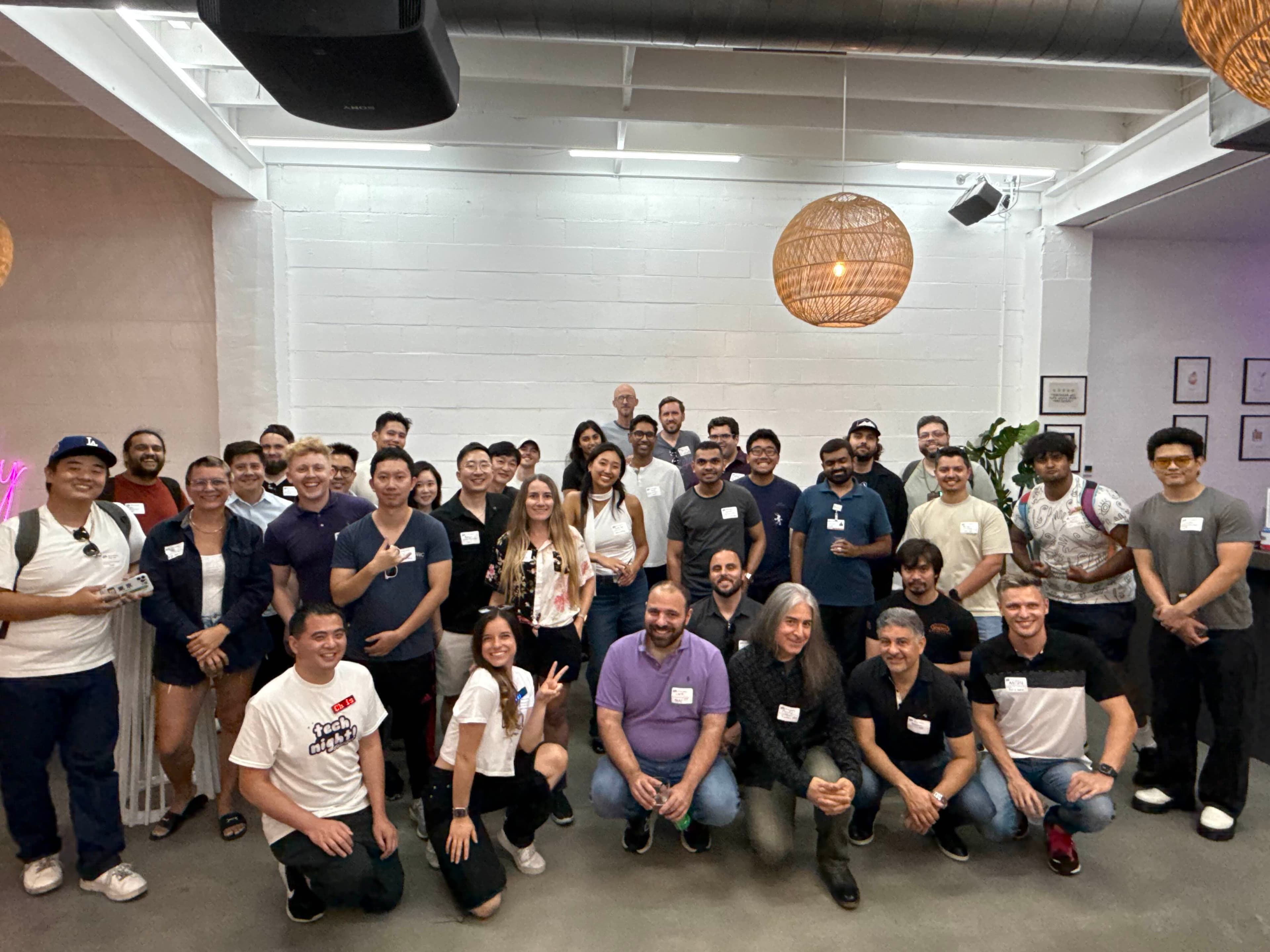 A moment from a tech night event