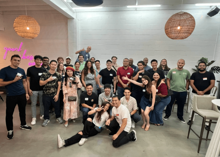 A moment from a tech night event