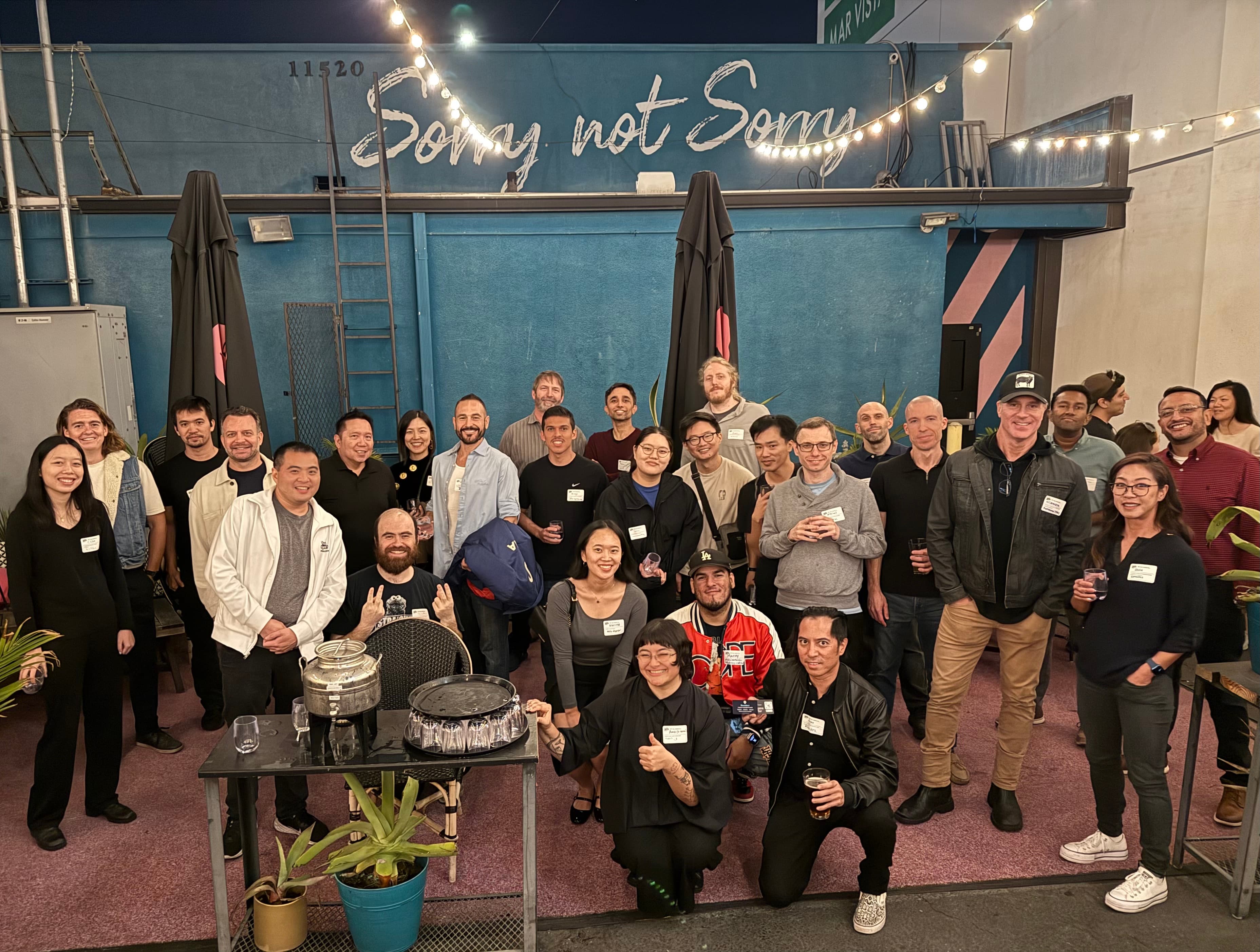 A moment from a tech night event