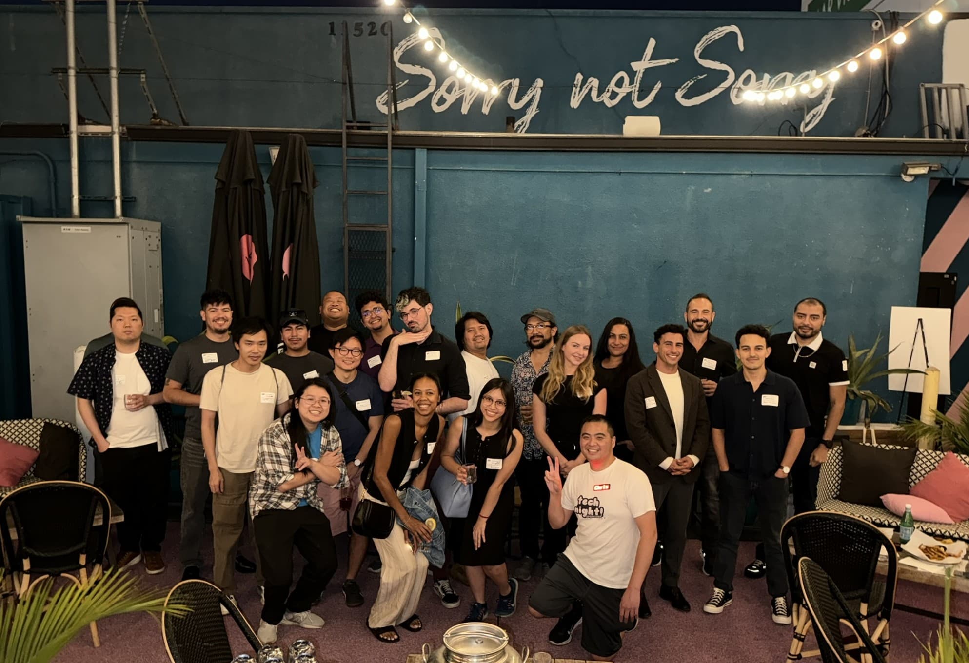 A moment from a tech night event